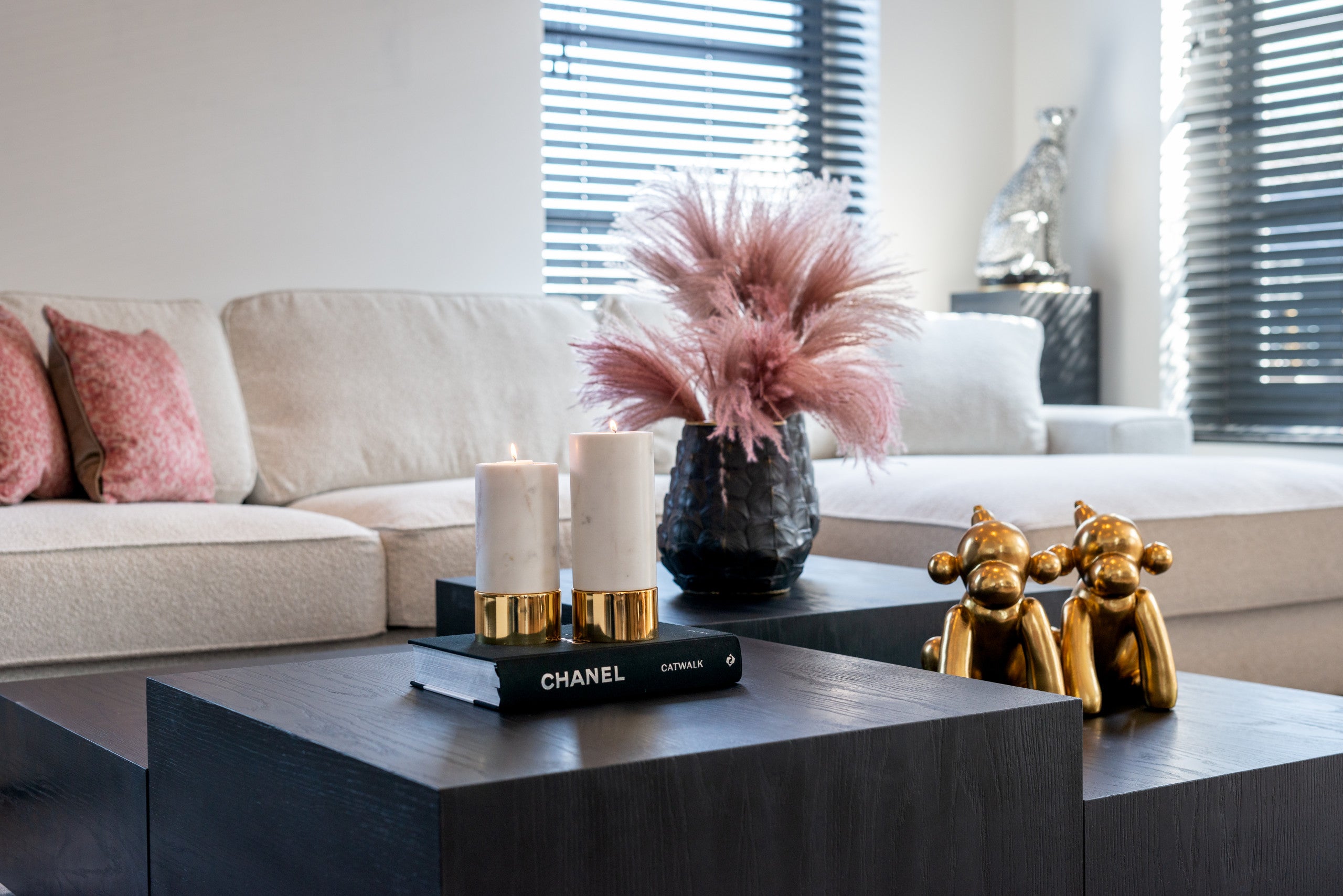 Richmond Interiors Dekoratives Objekt Monkey gold