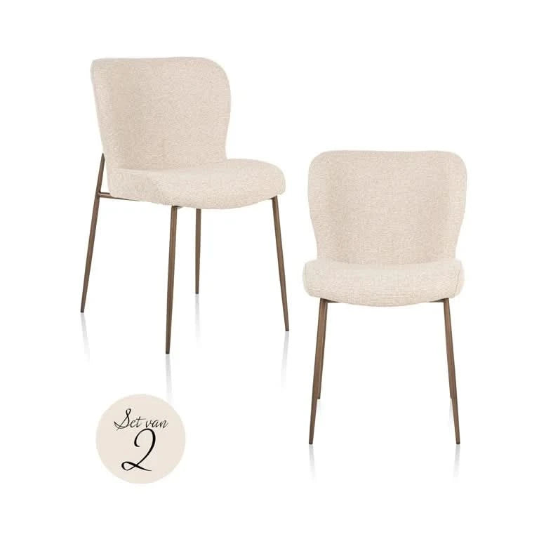 Richmond Interiors Stuhl Odarby (2er-Set) – Biscotti 2er-Set Esszimmerstühle Richmond Interiors