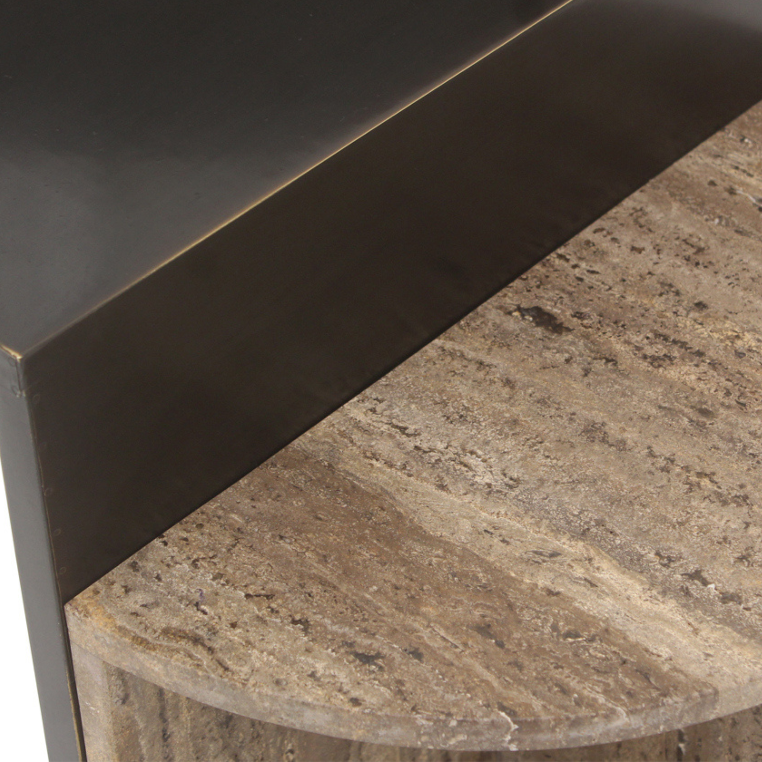 Richmond Interiors – Beistelltisch Russo Brown Beistelltisch rund Richmond Interiors