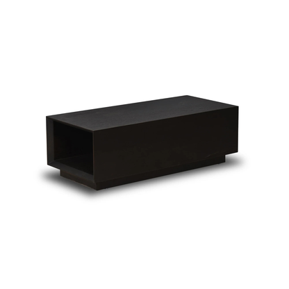 The Grand Collection MASSIMO Midside Table – Caramel Leather Beistelltisch eckig The Grand Collection