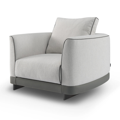 The Grand GREGORIO Sessel – Greige | Taupe Grau Polstersessel The Grand Collection