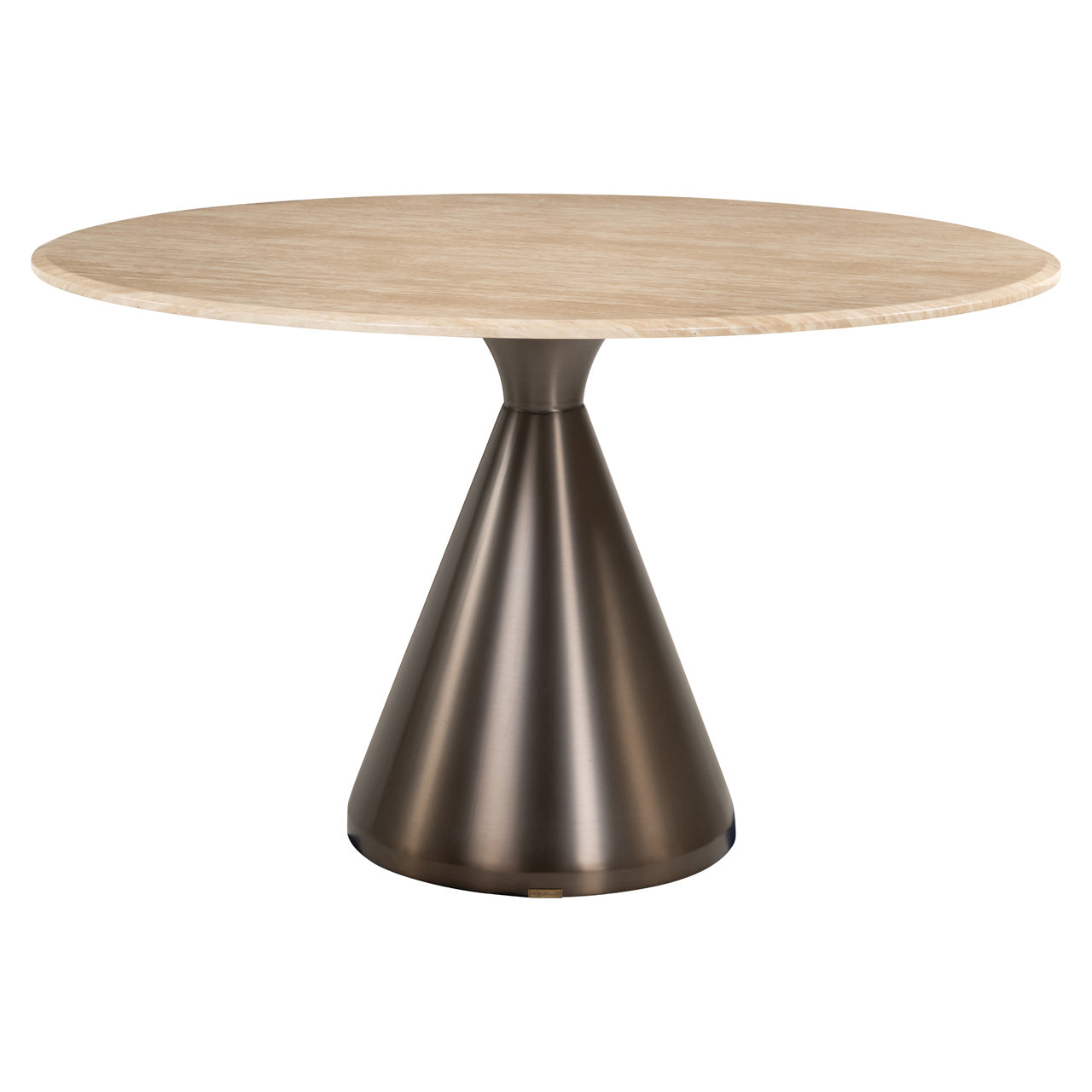 Richmond Interiors Esstisch Montgommery beige 130Ø Esstisch Richmond Interiors