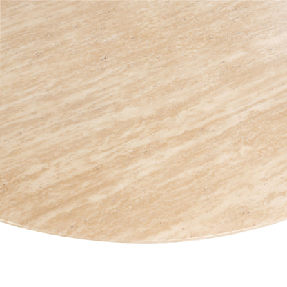 Richmond Interiors Esstisch Montgommery beige 130Ø Esstisch Richmond Interiors