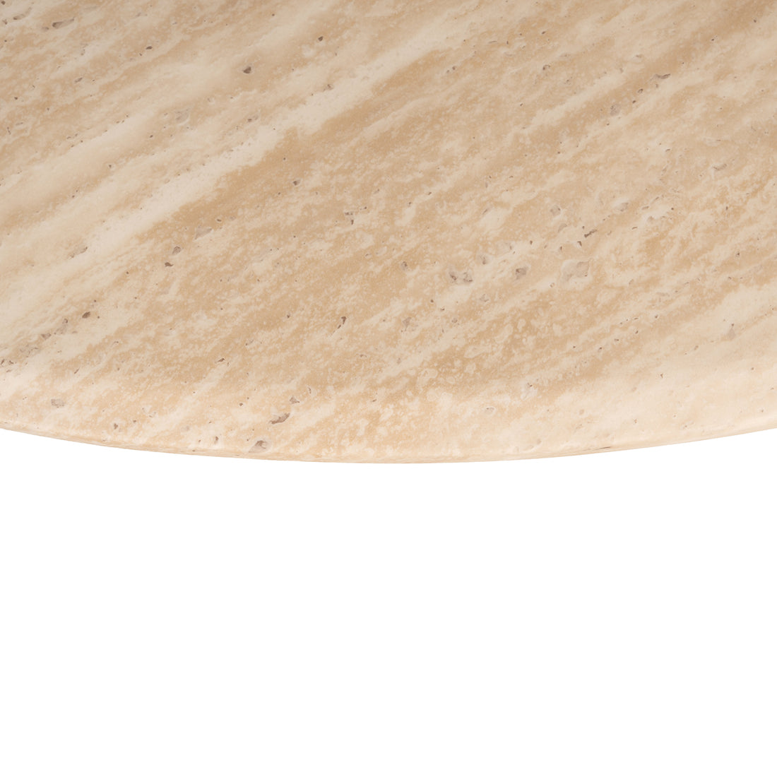 Richmond Interiors Esstisch Montgommery – Beige (Ø130 cm) Esstisch rund Richmond Interiors