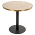 Richmond Interiors Bistrotisch Brazza – Beige (Ø80 cm) Bistrotisch Richmond Interiors