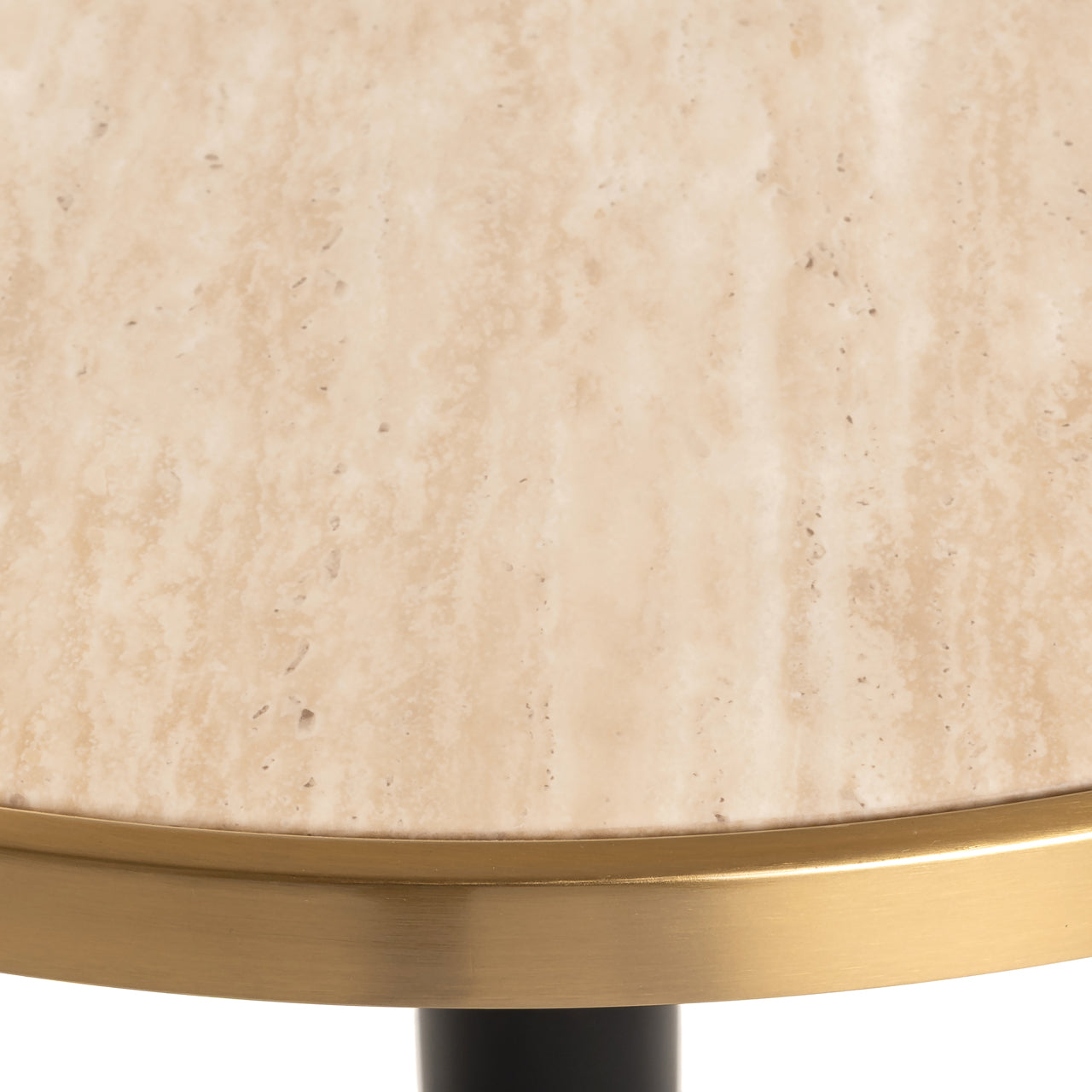 Richmond Interiors Bistro-Tisch Brazza beige 80Ø Bistro-Tisch Richmond Interiors