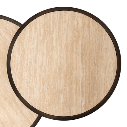 Richmond Interiors Couchtisch Ronson beige (Set of 2) Couchtisch Richmond Interiors