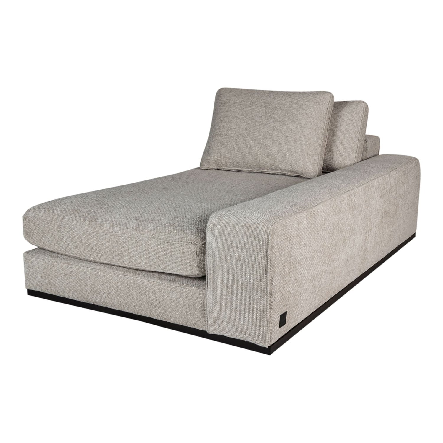 PTMD Block Sofa Chaise Longue Arm Right SIC Legacy 15 Dove Sofa-Element PTMD