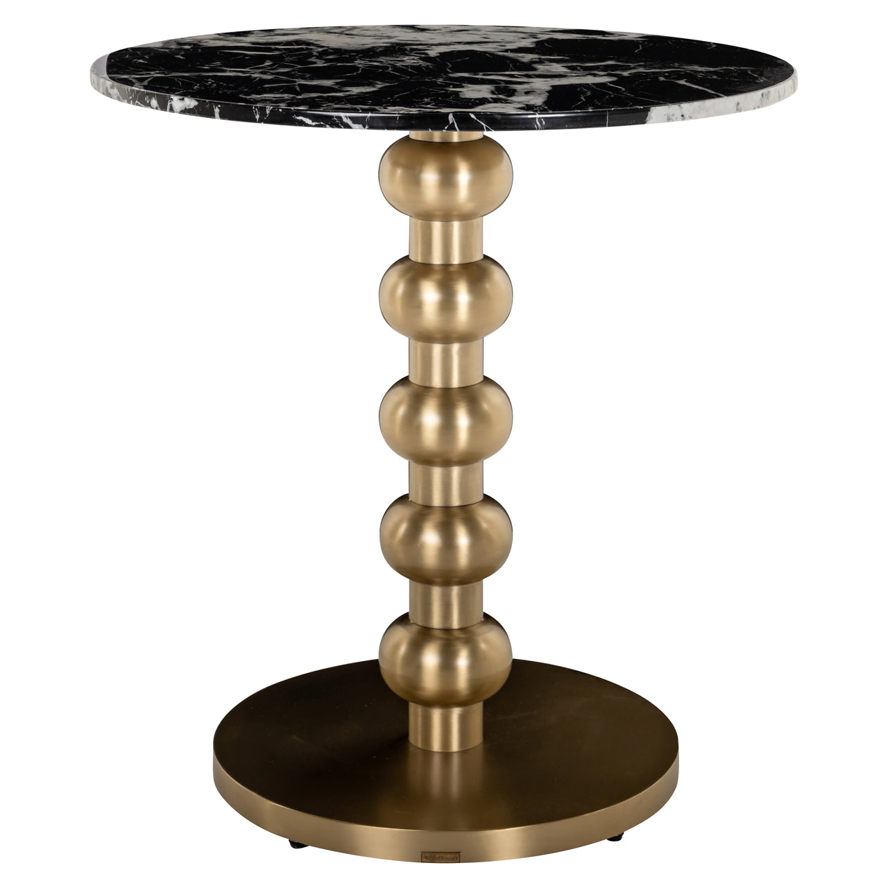 Richmond Interiors Bistro-Tisch Witlox black/gold 75Ø Bistro-Tisch Richmond Interiors