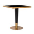 Richmond Interiors Bistro-Tisch Can Roca black/gold 70x70 Bistro-Tisch Richmond Interiors