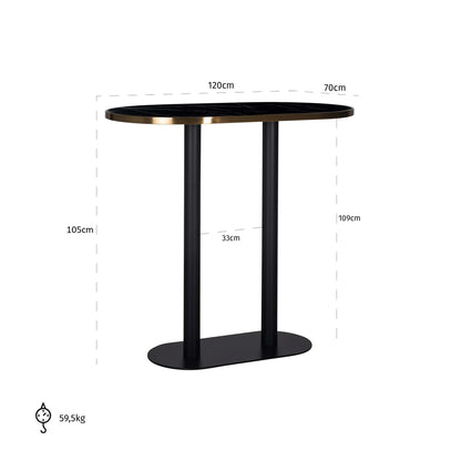 Richmond Interiors Bartisch Zenza black oval Bartisch Richmond Interiors