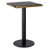 Richmond Interiors Bistro-Tisch Zenza black/gold 50x50 Bistro-Tisch Richmond Interiors