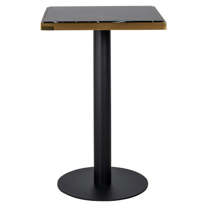 Richmond Interiors Bistro-Tisch Zenza black/gold 50x50 Bistro-Tisch Richmond Interiors