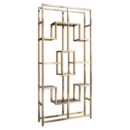 Richmond Interiors Vitrine Magnus brushed gold Vitrine Richmond Interiors