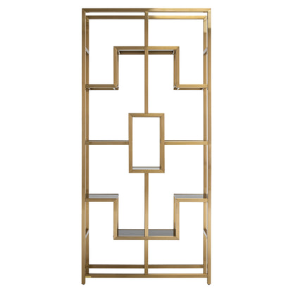 Richmond Interiors Vitrine Magnus brushed gold Vitrine Richmond Interiors