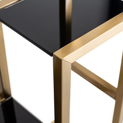 Richmond Interiors Vitrine Magnus brushed gold Vitrine Richmond Interiors