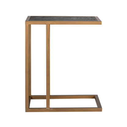 Richmond Interiors Beistelltisch Blackbone Brass black rustic Beistelltisch Richmond Interiors