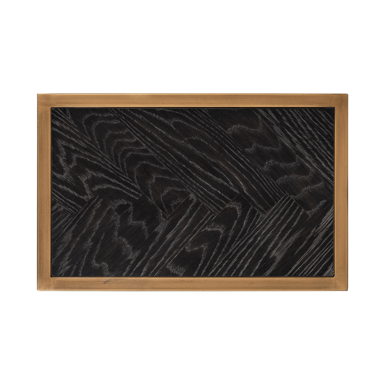 Richmond Interiors Beistelltisch Blackbone Brass black rustic Beistelltisch Richmond Interiors