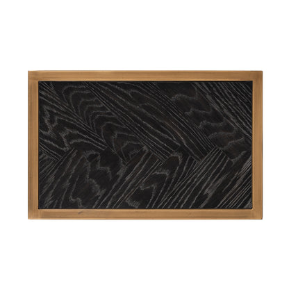 Richmond Interiors Beistelltisch Blackbone Brass black rustic Beistelltisch Richmond Interiors