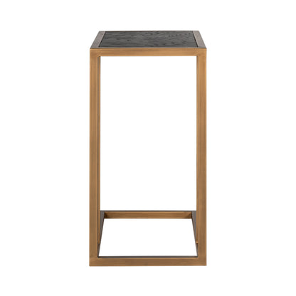 Richmond Interiors Beistelltisch Blackbone Brass black rustic Beistelltisch Richmond Interiors