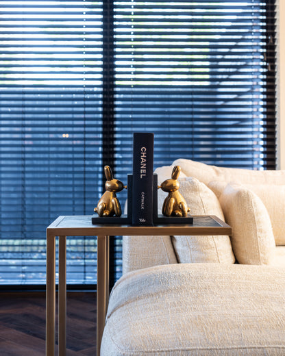 Richmond Interiors Beistelltisch Blackbone Brass black rustic Beistelltisch Richmond Interiors