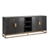 Richmond Interiors Sideboard Blackbone Brass black rustic Sideboard Richmond Interiors