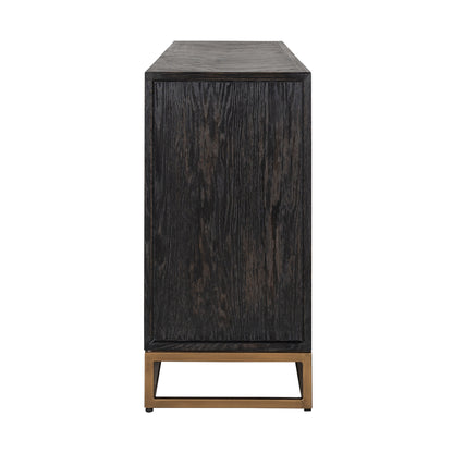 Richmond Interiors Sideboard Blackbone Brass black rustic Sideboard Richmond Interiors