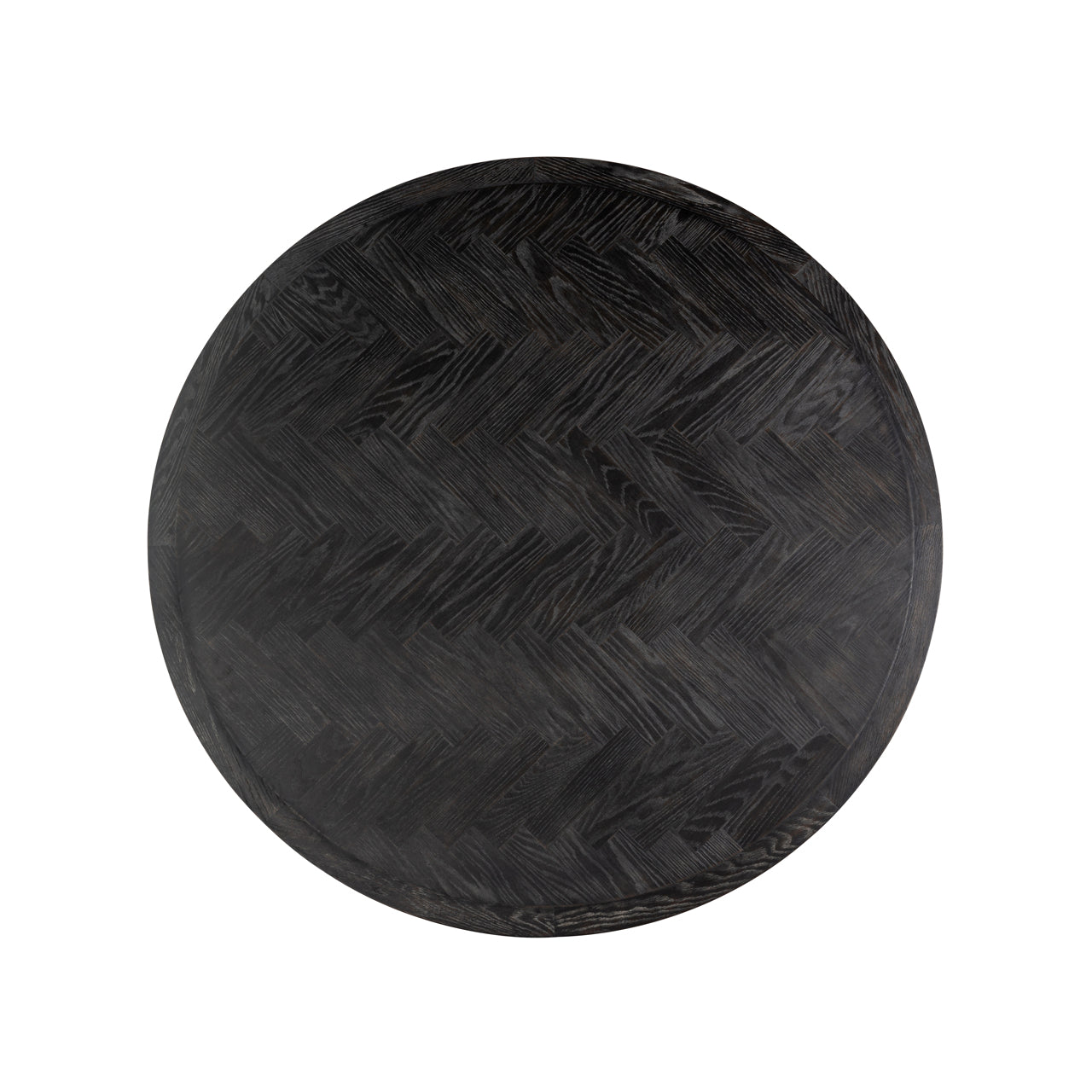 Richmond Interiors Esstisch Blackbone Brass black rustic 140Ø Esstisch Richmond Interiors