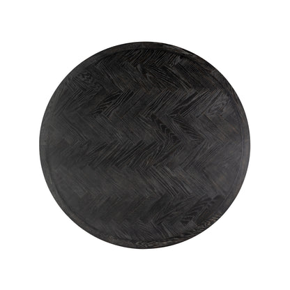Richmond Interiors Esstisch Blackbone Brass black rustic 140Ø Esstisch Richmond Interiors