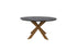 Richmond Interiors Esstisch Blackbone Brass black rustic 140Ø Esstisch Richmond Interiors