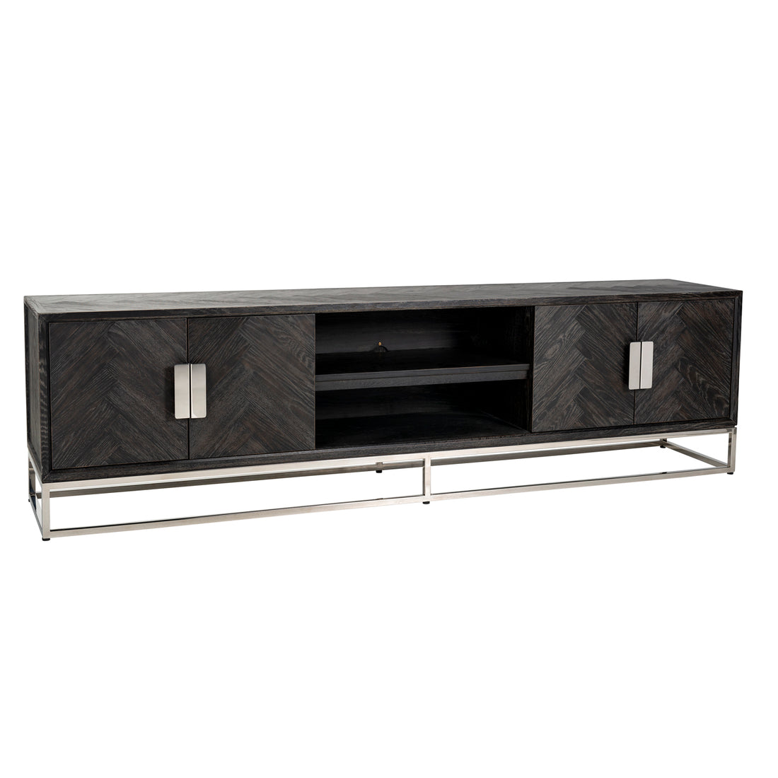 Richmond Interiors TV-Schrank Blackbone Silver black rustic 220 TV-Schrank Richmond Interiors