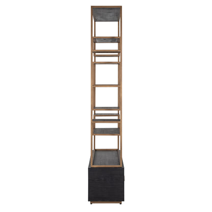 Richmond Interiors Vitrine Hunter black rustic Vitrine Richmond Interiors