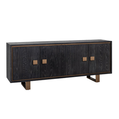 Richmond Interiors Sideboard Hunter black rustic Sideboard Richmond Interiors