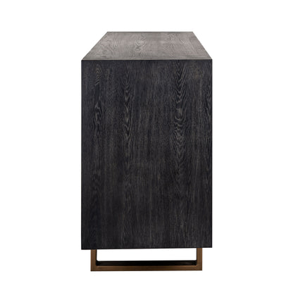 Richmond Interiors Sideboard Hunter black rustic Sideboard Richmond Interiors