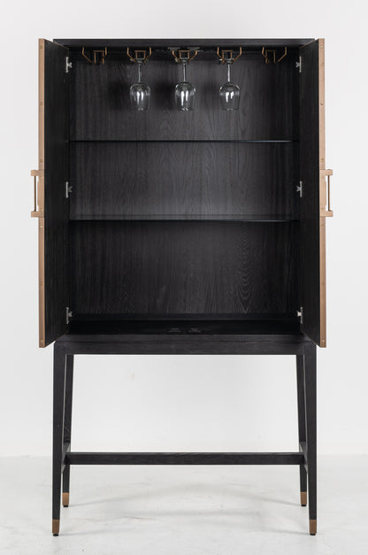 Richmond Interiors Schrank Bloomville brass shagreen Schrank Richmond Interiors
