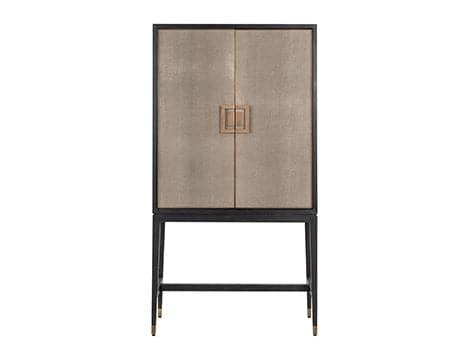 Richmond Interiors Barschrank Bloomville 2-Türen (Gold) Schrank Richmond Interiors