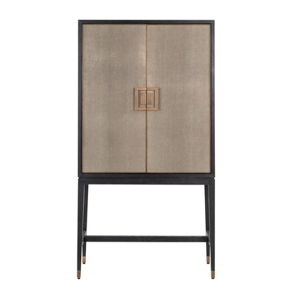 Richmond Interiors Schrank Bloomville brass shagreen Schrank Richmond Interiors