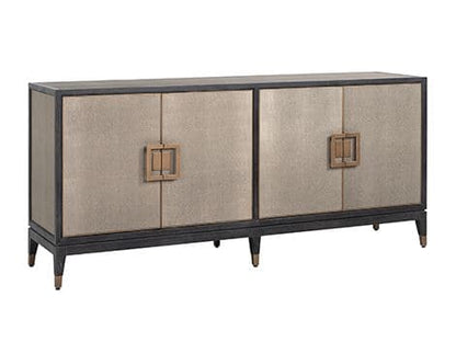 Richmond Interiors Anrichte Bloomville 4-Türen (Gold) Sideboard Richmond Interiors