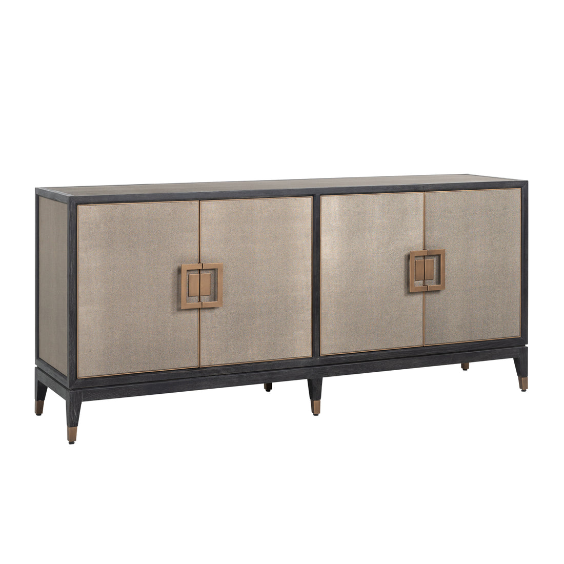Richmond Interiors Sideboard Bloomville brass shagreen Sideboard Richmond Interiors