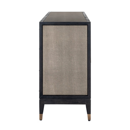 Richmond Interiors Sideboard Bloomville brass shagreen Sideboard Richmond Interiors