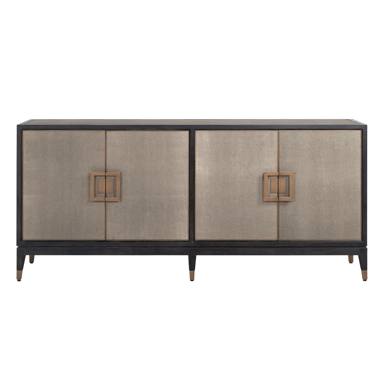 Richmond Interiors Sideboard Bloomville brass shagreen Sideboard Richmond Interiors