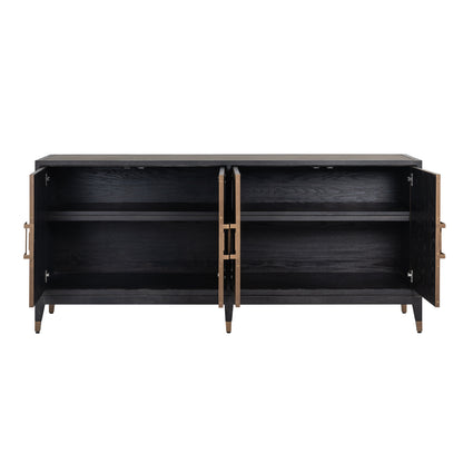 Richmond Interiors Sideboard Bloomville brass shagreen Sideboard Richmond Interiors