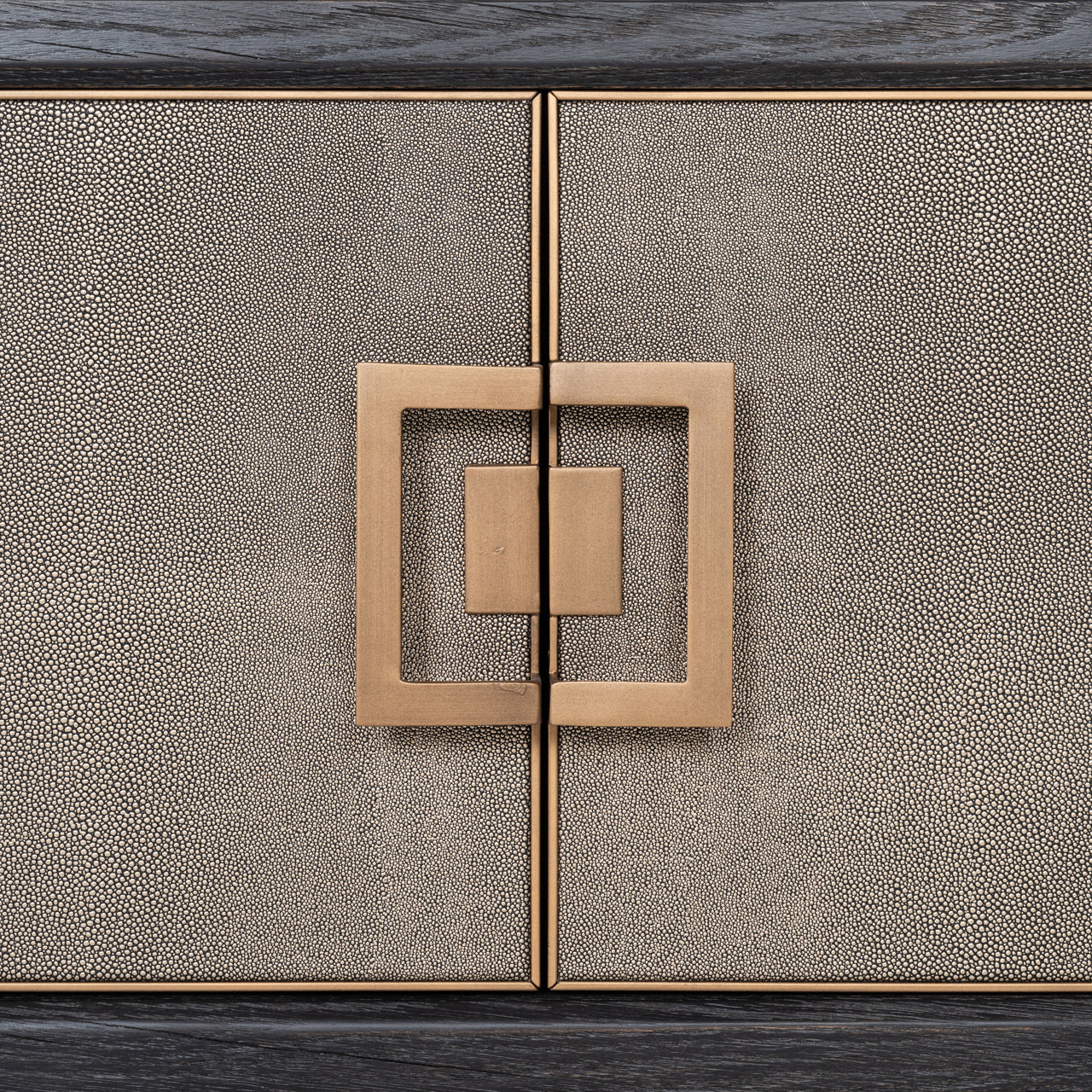 Richmond Interiors TV-Schrank Bloomville brass shagreen TV-Schrank Richmond Interiors