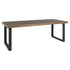 Richmond Interiors Esstisch Bloomville brass shagreen incl. glass top 200 Esstisch Richmond Interiors