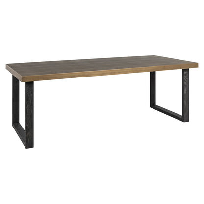 Richmond Interiors Esstisch Bloomville brass shagreen incl. glass top 230