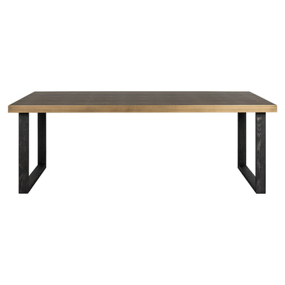 Richmond Interiors Esstisch Bloomville brass shagreen incl. glass top 230