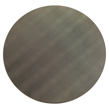 Richmond Interiors Esstisch Bloomville brass shagreen incl. glass top 140Ø Esstisch Richmond Interiors