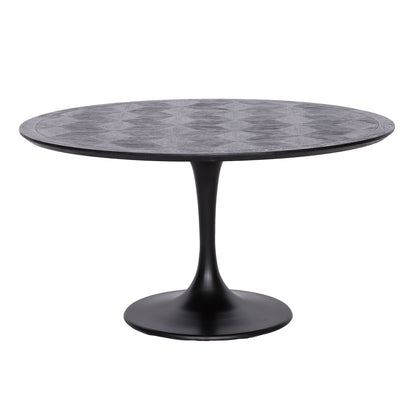 Richmond Interiors Esstisch Blax black 140Ø Esstisch Richmond Interiors