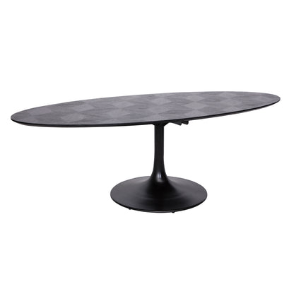 Richmond Interiors Esstisch Blax black oval 250 Esstisch Richmond Interiors