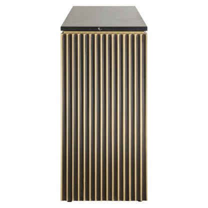 Richmond Interiors Sideboard Les Arcs brushed gold Richmond Interiors